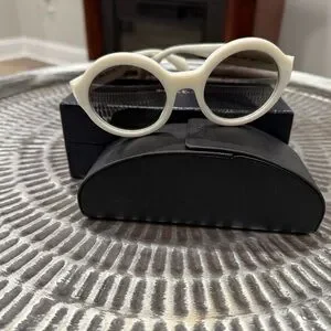 Prada | Accessories | Prada White Sunglasses Case With Box  display picture 3